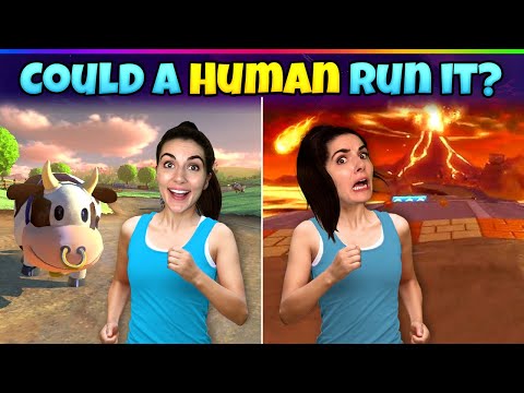 Which Mario Kart 8 Courses Could I, as a Human, Run Through?