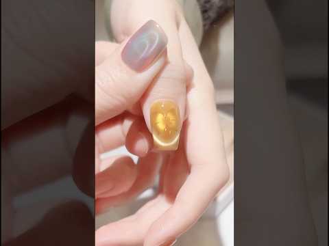 ✨Premium Winter Crystal Nail Designs💅Golden Butterfly Cat Eye Nail Art #nails #nailart #naildesign