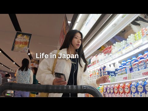 Living in Japan | grocery shopping, thrifting & it girl clothing brand in tokyo!