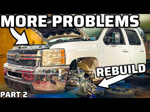 RESTORING My Cheap Auction Duramax: Front End Rebuild + More Fixes