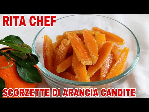 CANDIED ORANGE PEELS🍊RITA CHEF | Quick and easy.