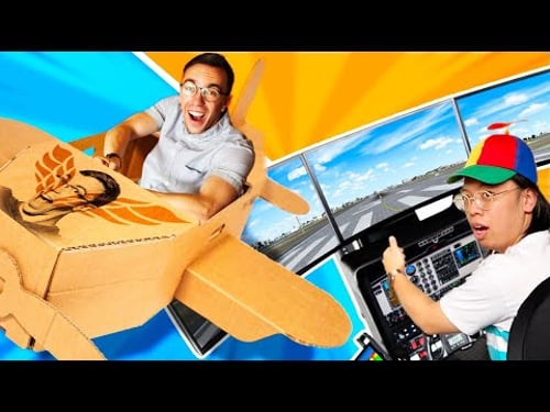 BROKE vs PRO Flight Simulator