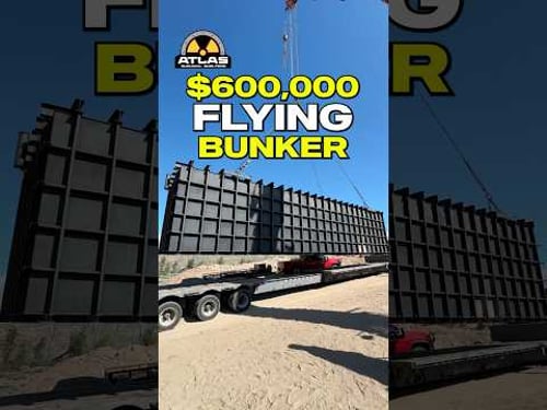 $600,000 Flying BUNKER from Atlas Survival Shelters #bombshelter #atlassurvivalshelters