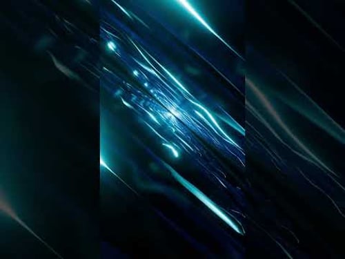 Abstract Background Video 4k Blue Teal Flames VJ LOOP NEON Metallic Tunnel Calm Visual Screensaver