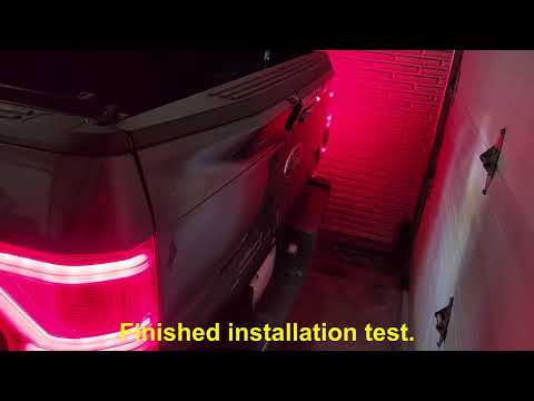 Running Wire 2018 Ford f150 from cab to rear of truck- Yulu E10 tailgate wire