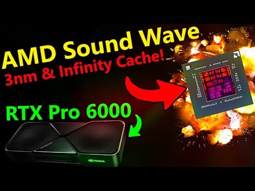 RX 9070 XT Supply | AMD Sound Wave Specs Leak | Nvidia RTX Pro 6000 Performance