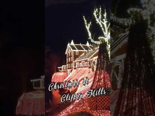 π
Christmas Lights of Historic Clifton Mill π
#shorts