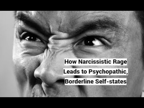 How Narcissist's Rage Leads to Psychopathic, Borderline Self-states (Clip Narcissism Summaries)