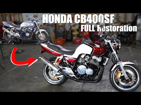 【総集編】不動の「HONDA CB400SF」をフルレストアして新車並みにする。