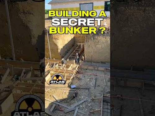 Building a SECRET BUNKER? #atlassurvivalshelters