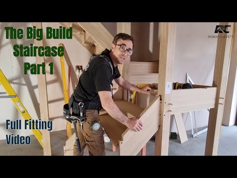 The Big Build Fitting a staircase Part 1 Episode 43