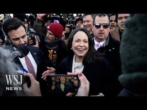 Venezuela’s Machado Says She Presented Trump With Her Nobel Prize | WSJ News