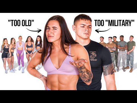 Gym Girls Compete For Military Guys