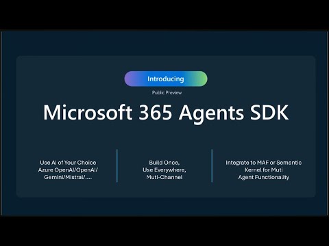 Beginner’s Guide to Microsoft 365 Agents SDK: Build & Run Your First Local Bot