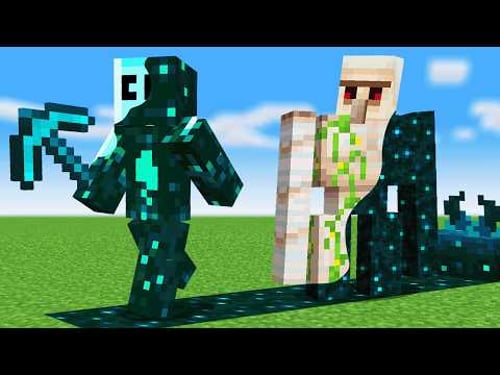 Minecraft but EVERYTHING Turns Sculk