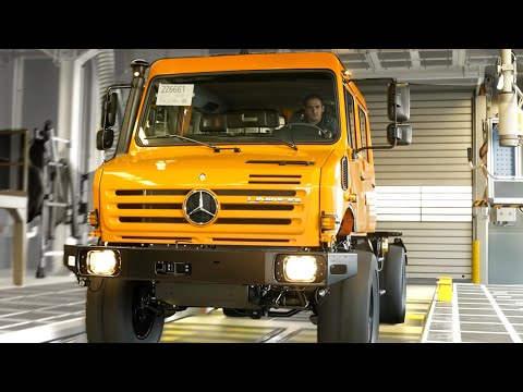 This Unimog Truck is Built to last 28 years - Daimler Truck Factory Tour (Off-Road AWD Assembly)