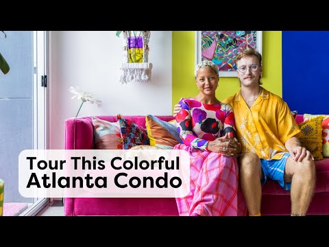 Tour This Bright, Colorful Atlanta Condo Packed With Artistic Touches | Home Tours | HGTV Handmade