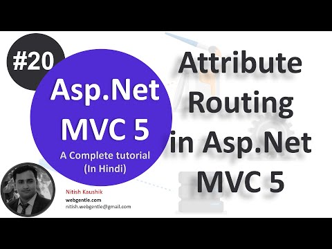 (#20) Attribute Routing in MVC 5 | mvc tutorial for beginners in .net c#