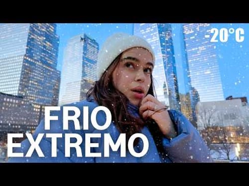 minha rotina para enfrentar -20°C em nova york (NEVASCA HISTÓRICA)