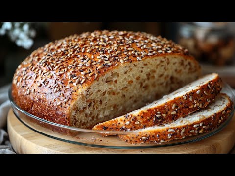 Healthy bread in 5 minutes! Without flour and yeast!