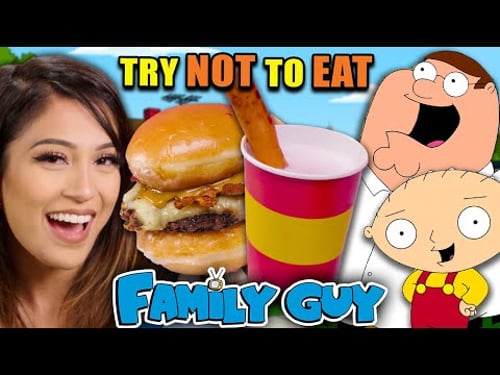 Try Not To Eat - Family Guy (Peter's Food Truck, Car Panini, Cool Whip) | People Vs. Food