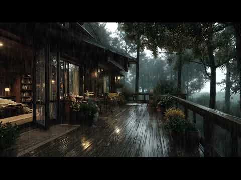 Forest Rain Sounds by the Window 🌲 | Gentle Ambience for Rest