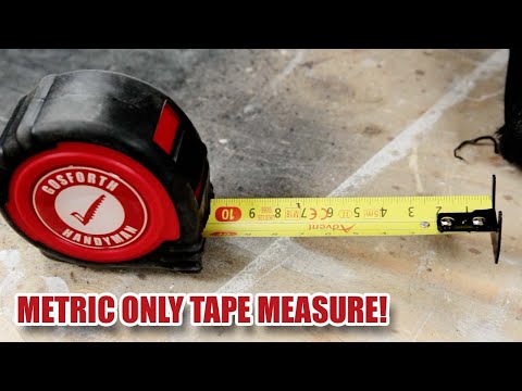 My Favourite Metric-Only Double Sided Tape Measure!