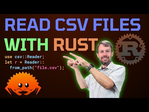 Read CSV Files with Rust CSV Crate π¦π¦ Rust Programming Tutorial for Developers