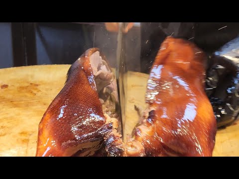 HongKong ChenPi RoastGoose Roast#Suckling-pig #streetFood #chatgpt TST #茶餐 #香港燒鵝排名 #grok4 #deepseek