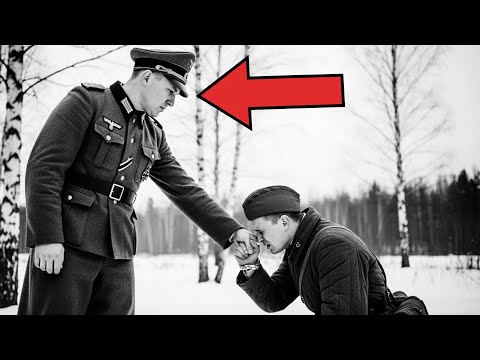 Немец - заставил пленного красноармейца целовать его руку чтобы тот его простил и оставил в живых