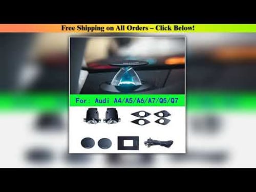 Tweeter lift Speaker with ambient light for Audi A6 C7 C8 A7 A4 A5 B8 B9 Q5 2017-2024 center