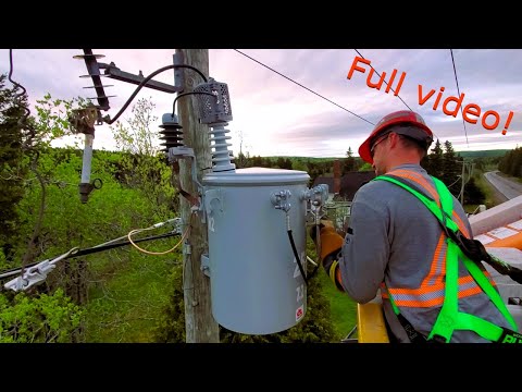Changing blown transformer!