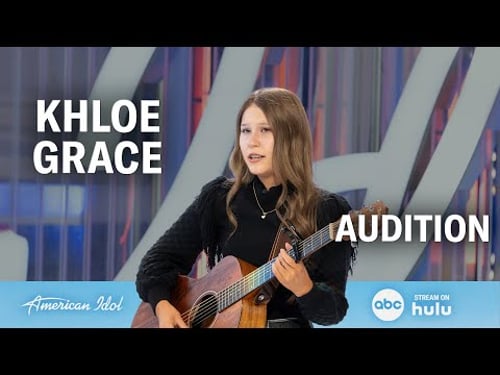 Khloe Grace: A Tribute Song For A 13-Year-Old Girl She'll Never Get To Meet - American Idol 2026