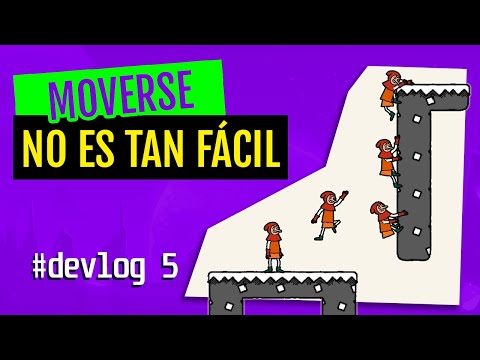 Físicas y MOVIMIENTO AL PERSONAJE de mi juego en Godot | Indie Devlog 5