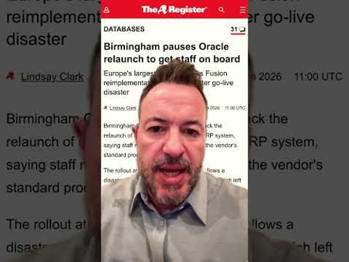 Birmingham City Council finally realises that “people” are most important to ERP implementations!