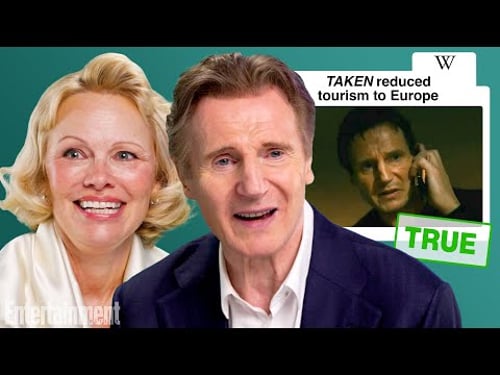 Pamela Anderson & Liam Neeson Fact Check Their Wikipedia, IMDB & More | Entertainment Weekly