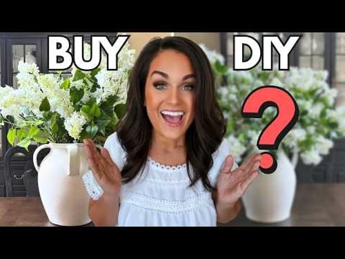 Buy or DIY? I Duped Pottery Barn Decor for a FRACTION of the Price!