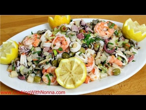 Seven Fishes Seafood Salad - Rossella's Cooking with Nonna