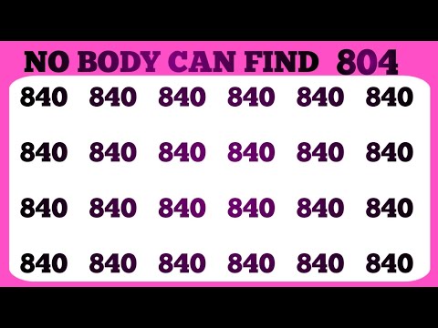 Find The Odd One Out | Test Your Observation Skills 👀 | Challenge Number And Letter Edition