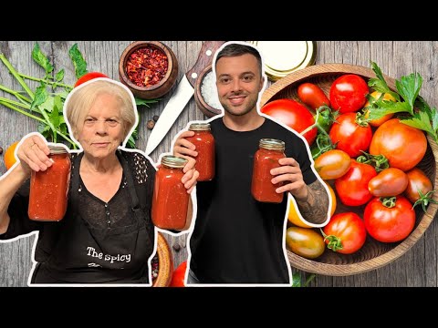 Nonna Makes Delicious Fresh Canned Tomato Sauce