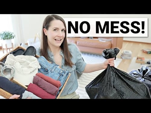 How to Declutter WITHOUT Making a Mess (7 Tips)