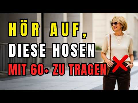 8 Hosen, die Sie ab 60 älter machen – und was Sie stattdessen tragen sollten!