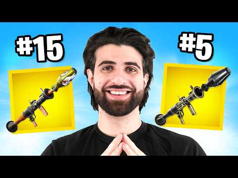 Ranking EVERY Explosive Weapon in Fortnite!