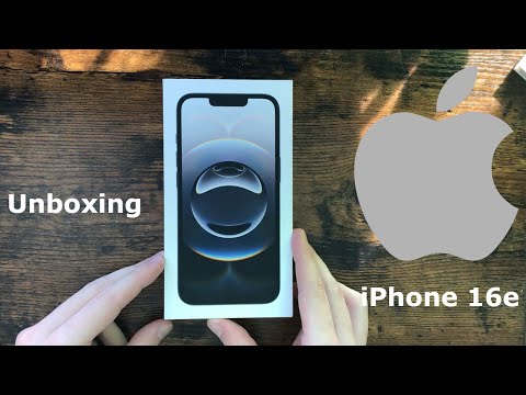 Unboxing the iPhone 16e | 128GB | black | Unboxing