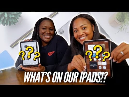 WHAT'S ON *OUR* IPADS!? home screen customization, favorite apps and set up w/@ashleedigitalstudio