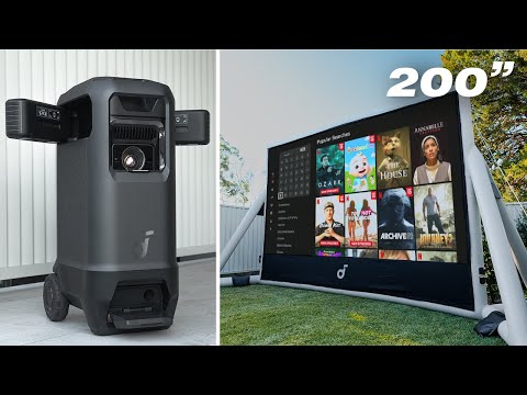 The ULTIMATE 200" Outdoor Cinema Setup β soundcore Nebula X1 Pro!