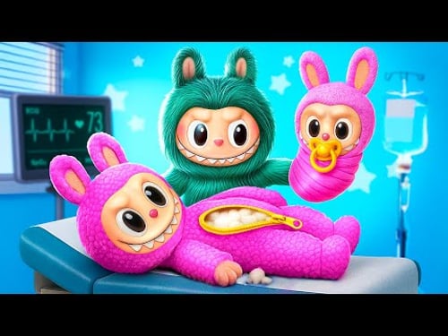 Adoptovala jsem si Labubu panenku! Proměna ze šprtky na populární Labubu!