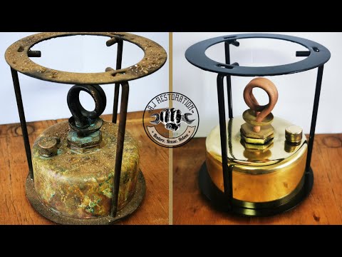 World War II (WWII) Vintage Kerosene Stove Restoration.