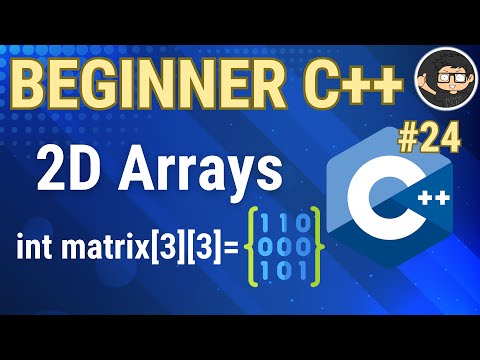 Multidimensional Arrays in C++ (2D arrays)