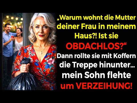 Warum wohnt die Mutter deiner Frau in meinem Haus? Ist sie Obdachlos? Fragte ich ruhig.